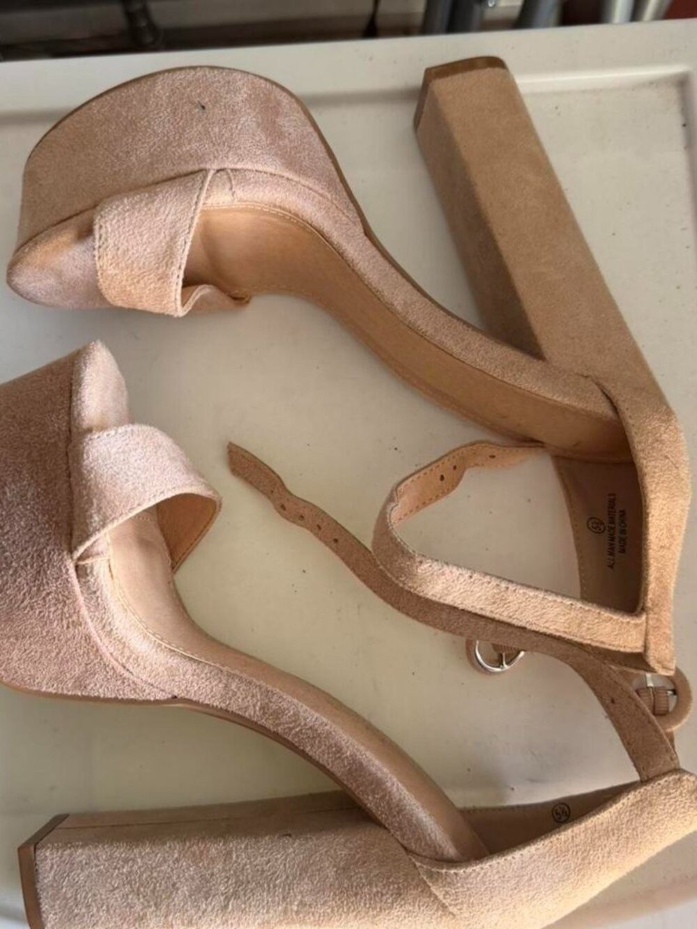 Nude Platform Heels